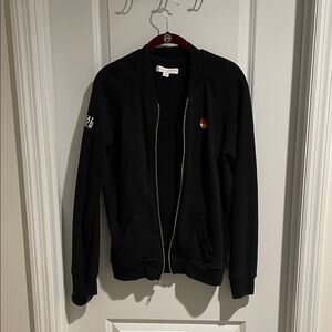 Spiritual Gangster Black Textured Jacket